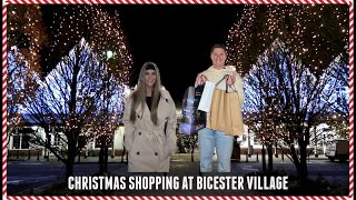 BICESTER VILLAGE SHOPPING 🎁 WHAT WE GOT THE FAMILY FOR CHRISTMAS 🎄 [upl. by Edric465]