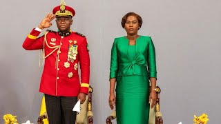 Discours de lhomme fort du Gabon Oligui Nguema à la Foire Municipale de PortGentil [upl. by Thetisa565]