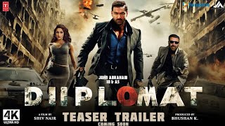 The Diplomat  Official Trailer  John Abraham  Sunny deol  Deepika Padukone  Vedaa Trailer [upl. by Egiedan]