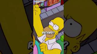 What Happens When Homer Tries To Break A World Record thesimpsons [upl. by Anrim]