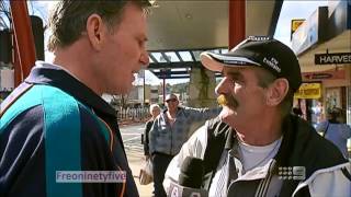 The Footy Show  Street Talk In Greensborough 1813 [upl. by Doble]