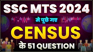 CENSUS QUESTIONS ASKED IN SSC MTS FOR CGL MAINSSTENO [upl. by Elissa169]