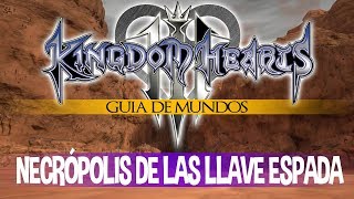 Kingdom Hearts 3 Guia de Mundos 100  Necrópolis de las Llave espada Todos los coleccionables [upl. by Aiciles17]