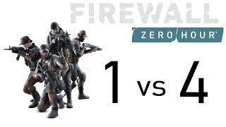 Firewall Zero Hour VR 1 vs 4 FOR THE WIN [upl. by Enaffit22]