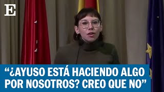 El discurso de la alumna que ha desafiado a Ayuso “Los ilustres están fuera”  EL PAÍS [upl. by Lrad]