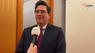 Interview mit VDMAPräsident Bertram Kawlath auf dem VDMA Transformationskongress in Berlin [upl. by Ylrae82]