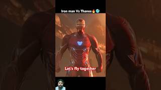 IRONMAN VS THANOS FIGHT SCENE 💥☠️🔥 Ironman attitude video  mark 50 suit up [upl. by Salzhauer]