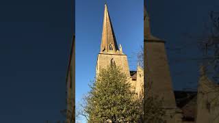 Mickleton St Lawrence Church Gloucestershire Cotswolds Clock Chime [upl. by Nolyat]