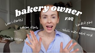 How do you become a bakery owner QampA [upl. by Marthe]