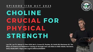 Choline is vital for Muscle Strength Gain EP1159 OCT 2023 [upl. by Rigdon]