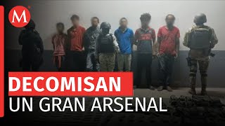 Capturan a 6 miembros de Los Viagra en Michoacán decomisan arsenal [upl. by Dougherty]