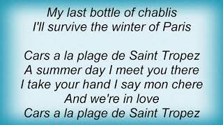 Army Of Lovers  La Plage De Saint Tropez Lyrics [upl. by Ashlen]