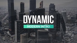 Modern Dynamic Intro After Effects project ★ AE Templates ★ 2018 [upl. by Refinney]