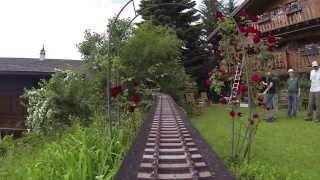 Caméra embarquée sur un train de jardin [upl. by Iruy]