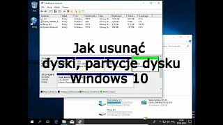 Jak usunąć dyski partycje dysku Windows 10 [upl. by Ekusoyr]