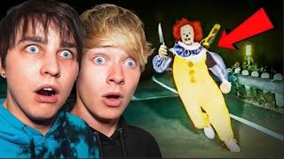 Our Horrifying Experience at CLOWN Tunnel ft Amber amp Kat [upl. by Acemaj977]