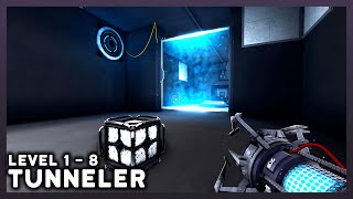 ROBLOX  Portal  Tunneler Level 1 8  Full Walkthrough [upl. by Adeirf]