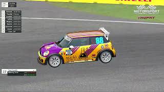 Motorsport FL I Mini Cooper Trophy 2024 I 08 Hockenheim Rennen [upl. by Garihc]