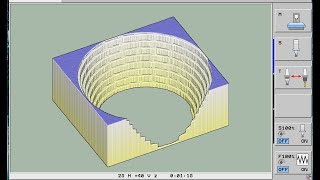 HeidenHain Macro Cone Hole Tapered thread CNC practicum Part2 [upl. by Samale664]