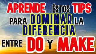 TIPS PARA DIFERENCIAR DO Y MAKE [upl. by Niko463]