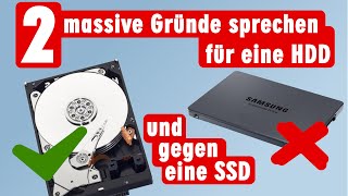 Festplatte oder SSD  wo Festplatten besser als SSDs sind [upl. by Llednar]