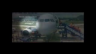 Air disaster plane crash Gulfstream G200 Galaxy Tegucigalpa Honduras footage captures [upl. by Ppik]