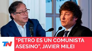 Milei llamó a Petro “comunista asesino” la respuesta del presidente de Colombia [upl. by Bamberger]