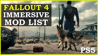 Fallout 4 Best Immersive mods on PS5 [upl. by Annaitsirk691]