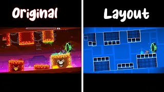 quotDashquot Layout vs Original COMPARISON  Geometry Dash 22 [upl. by Ykroc]