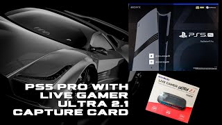 PS5 Pro with AVerMedia Live Gamer ULTRA 21 Capture Card  Test Stream Source 4K120 Output 2K60 [upl. by Aihcropal]