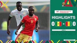 Senegal 🆚 Guinea Highlights  TotalEnergiesAFCON2021  Group B [upl. by Odlopoel]