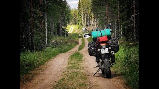 Full TET Sweden  3200km  7 days solo trip on Tenere 700 June 2021 [upl. by Ayhtin]