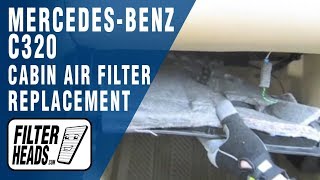 Cabin Air filter in 2016 Mercedes Benz GLC300 [upl. by Hsepid]