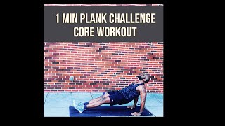 Ultimate Core Burn Take The 1minute Plank Challenge [upl. by Imogen151]