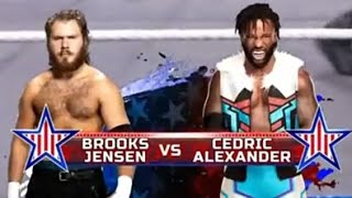 Brooks Jensen vs Cedric Alexander NXT Jul 30 2024 [upl. by Ellga]