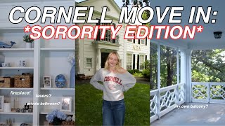 MOVING INTO MY CORNELL SORORITY HOUSE  college movein vlog sophomore year [upl. by Elena960]