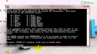 Bagaimana Mengubah Warna Font Pada Program Command Prompt [upl. by Arremat]