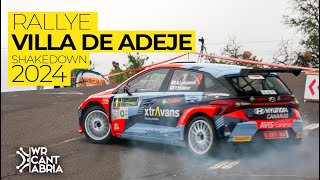 Rally Villa de Adeje  CERA 2024  Shakedown [upl. by Ciredor]