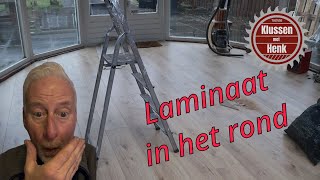 Tuinhuis afwerkendeel 8 Laminaat [upl. by Ennaesor]