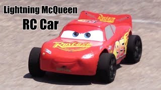 Lightning McQueen Body on an RC Car [upl. by Imuy]