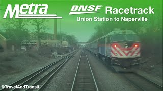 Metra BNSF Racetrack  SUPER EXPRESS ride from Chicago Union Station to Naperville [upl. by Airebma]