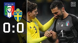 Sensation Italien verpasst die WM Italien  Schweden 00  Highlights  WMQuali  DAZN [upl. by Gnel]