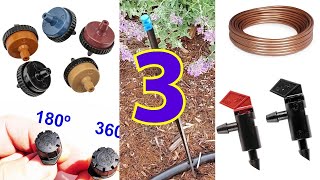 The 3 main different types of drip irrigation and when to use them [upl. by Nosmirc]