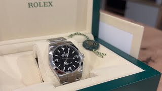 Unboxing 2023 Rolex Explorer 40 224270 [upl. by Rivers897]