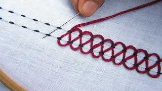 Hand Embroidery Basic Stitch Embroidery for Beginner [upl. by Emmer]