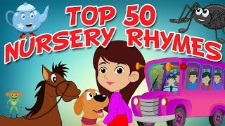 Top 50 Hit Songs  Collection Of Animated Nursery Rhymes For Kids [upl. by Nylhsoj]