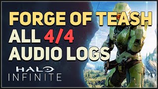 Forge of Teash All Audio Logs Halo Infinite [upl. by Kyd367]