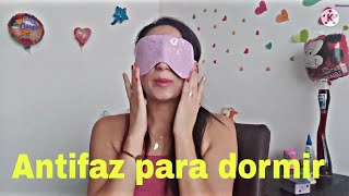 Como hacer un Antifaz o tapa ojos para dormir en 20 minutos con patrón [upl. by Asta]