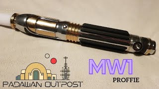 Mace Windu Neopixel Lightsaber Unboxing LGT Padawan Outpost quotBMFquot [upl. by Sandy]