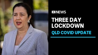 Greater Brisbane will enter into a threeday lockdown after recording 10 new COVID cases  ABC News [upl. by Simons]